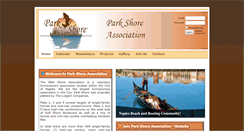 Desktop Screenshot of parkshoreassociation.com